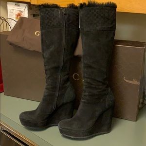 Gucci Suede boots size 37.5